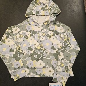 Carters floral crop top sweatshirt